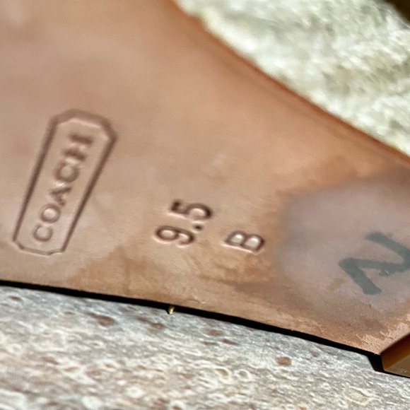 Coach Maritza open toe wedge sandals - Picture 16 of 16